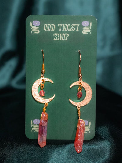 Moon Drop Earrings