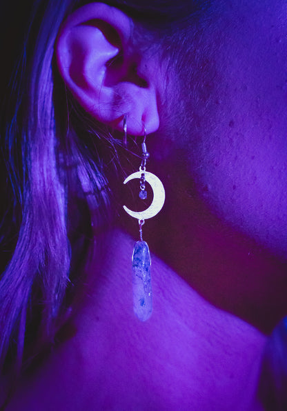 Moon Drop Earrings