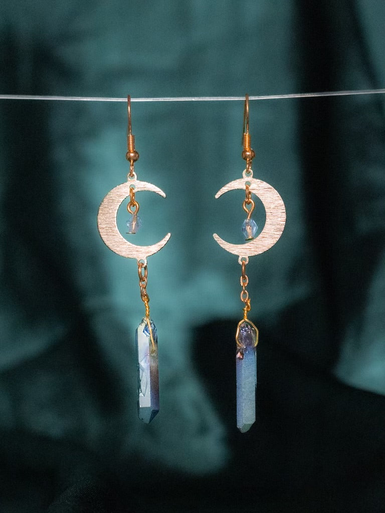 Moon Drop Earrings