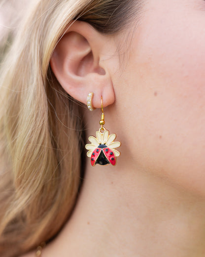 Lady Bug Earrings