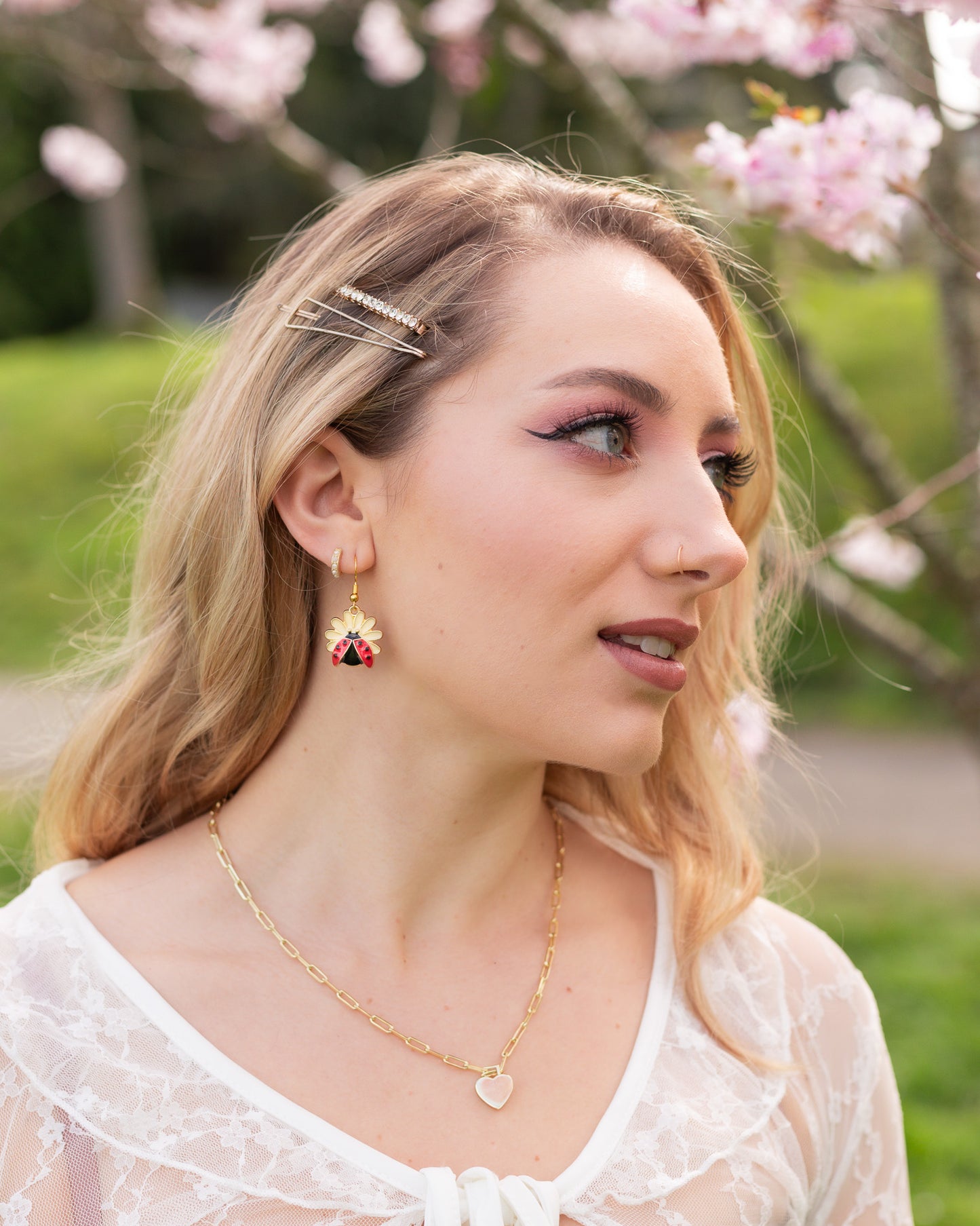 Lady Bug Earrings