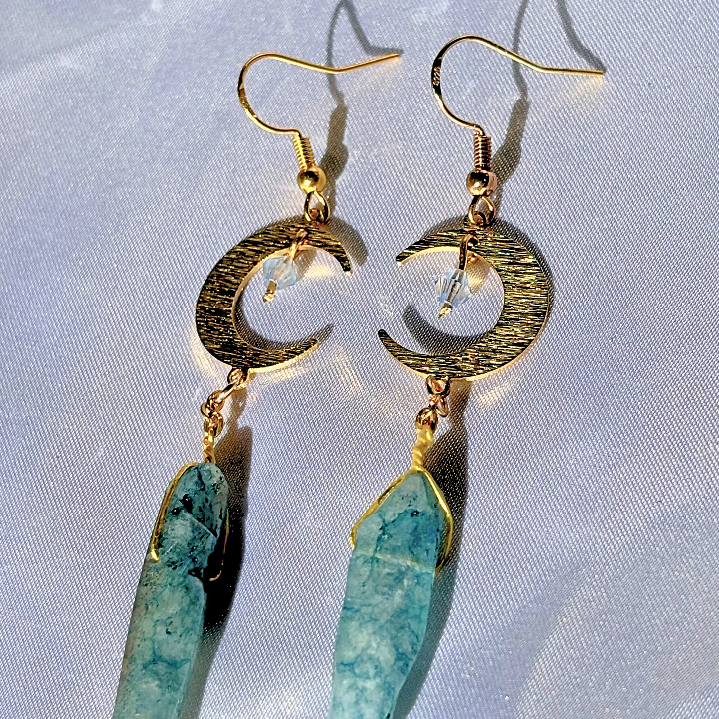 Moon Drop Earrings