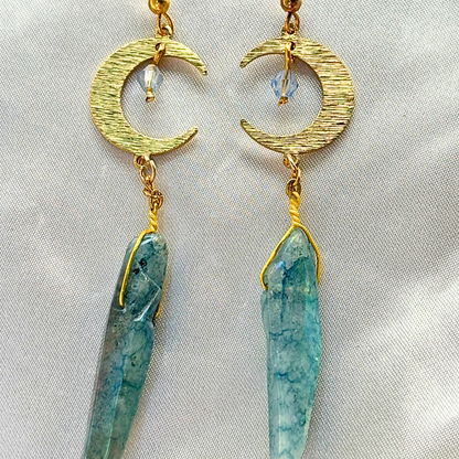 Moon Drop Earrings