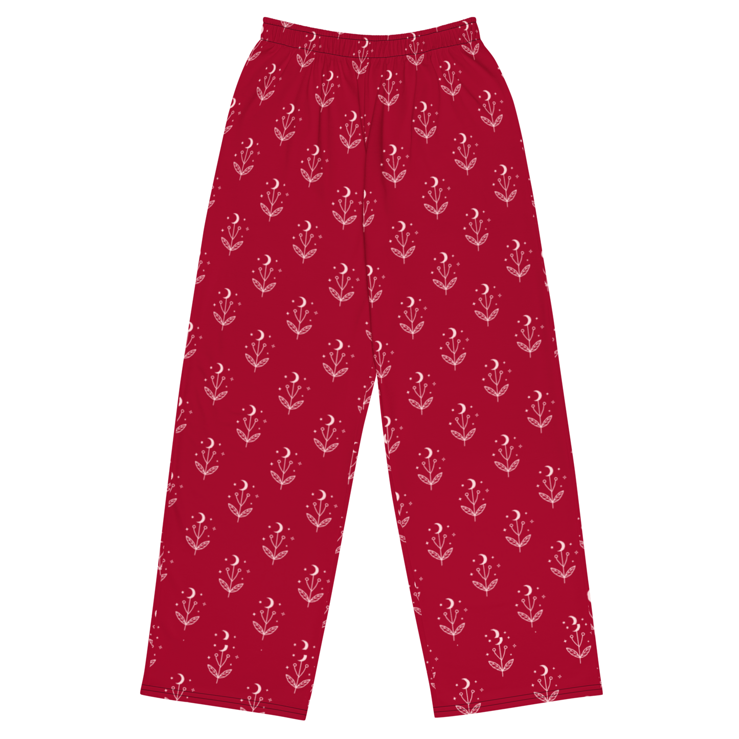 Red Luna Wide Leg Pants