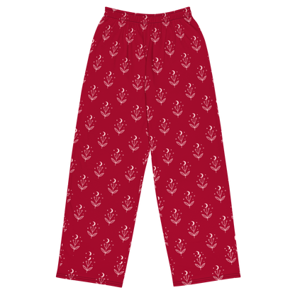 Red Luna Wide Leg Pants