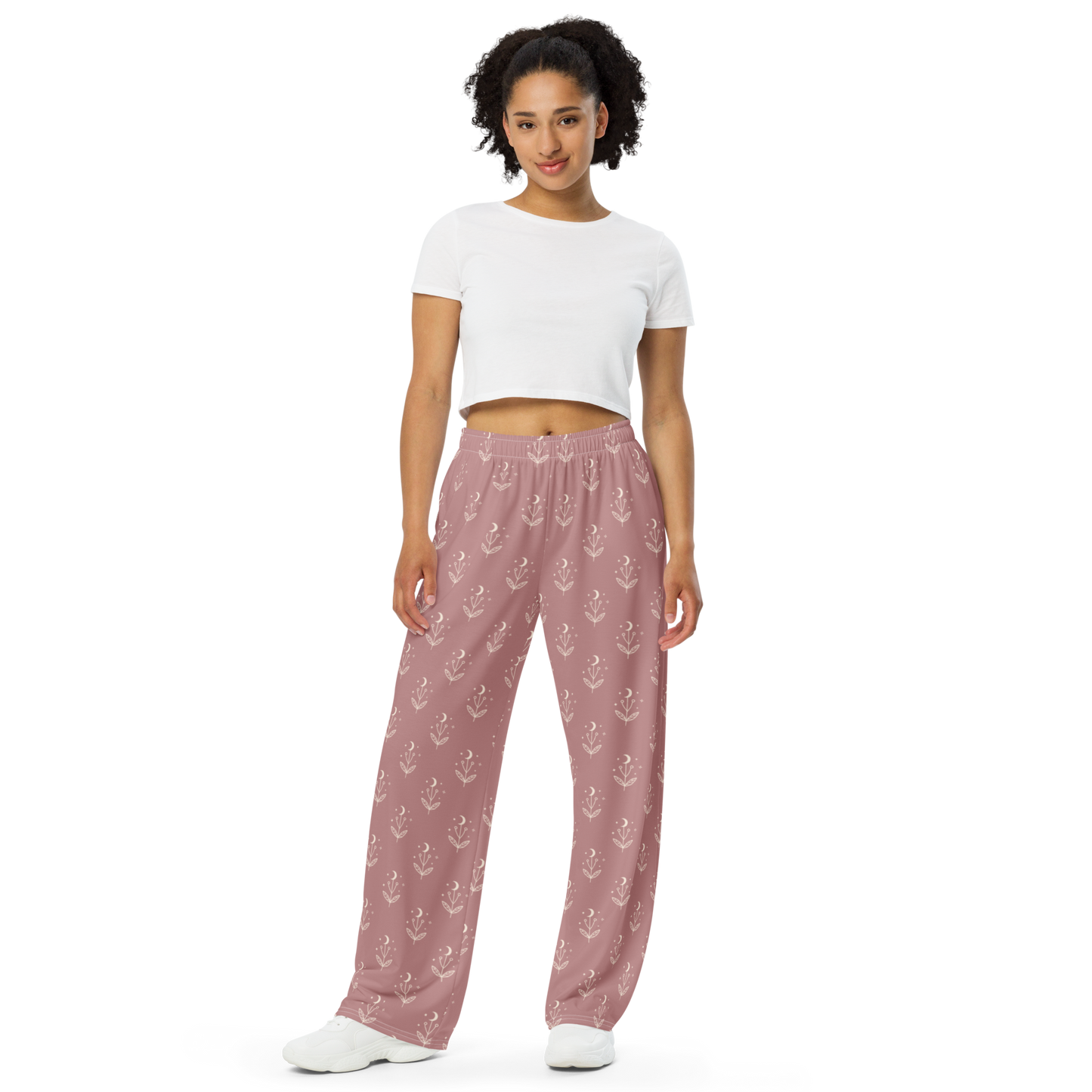 Rose Luna Wide Leg Pants