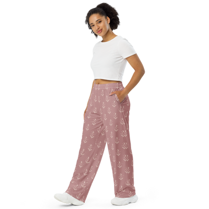 Rose Luna Wide Leg Pants