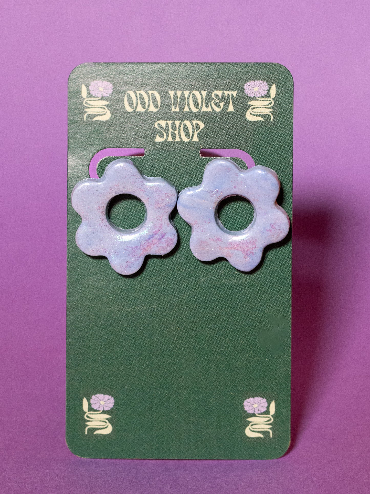 Earrings Retro Groovy Earring Maximalist Jewelry Hippy Flower Daisy Earrings Clayjewelry Retro Jewelry Lesbian Earrings Y2K Daisy Studs